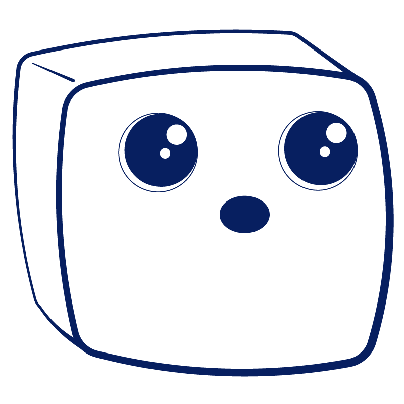 Happy sugar cube