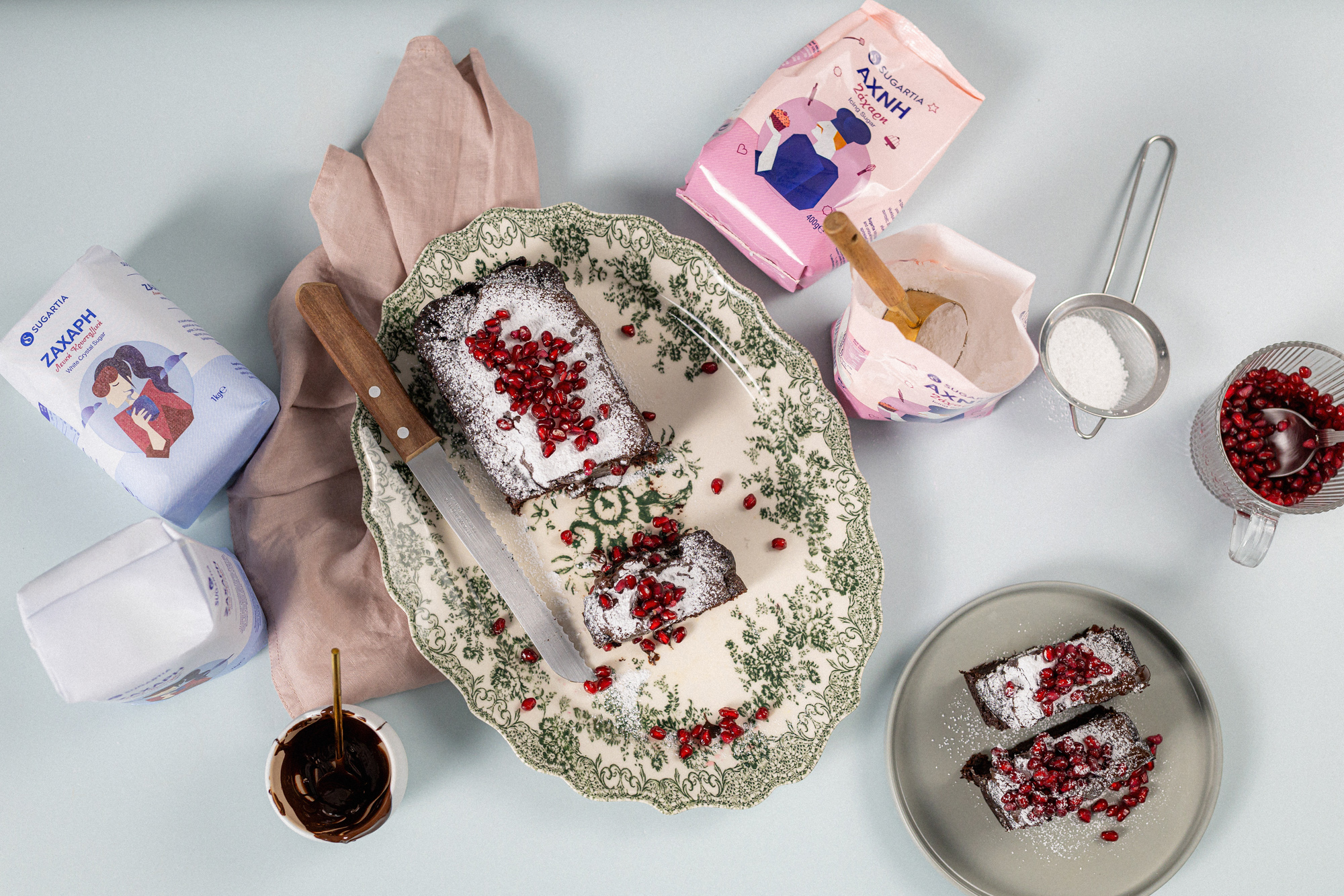 Σοκολατένιος κορμός με ζάχαρη SUGARTIA