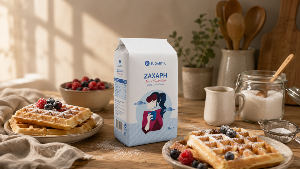SUGARTIA white sugar packaging for everyday use