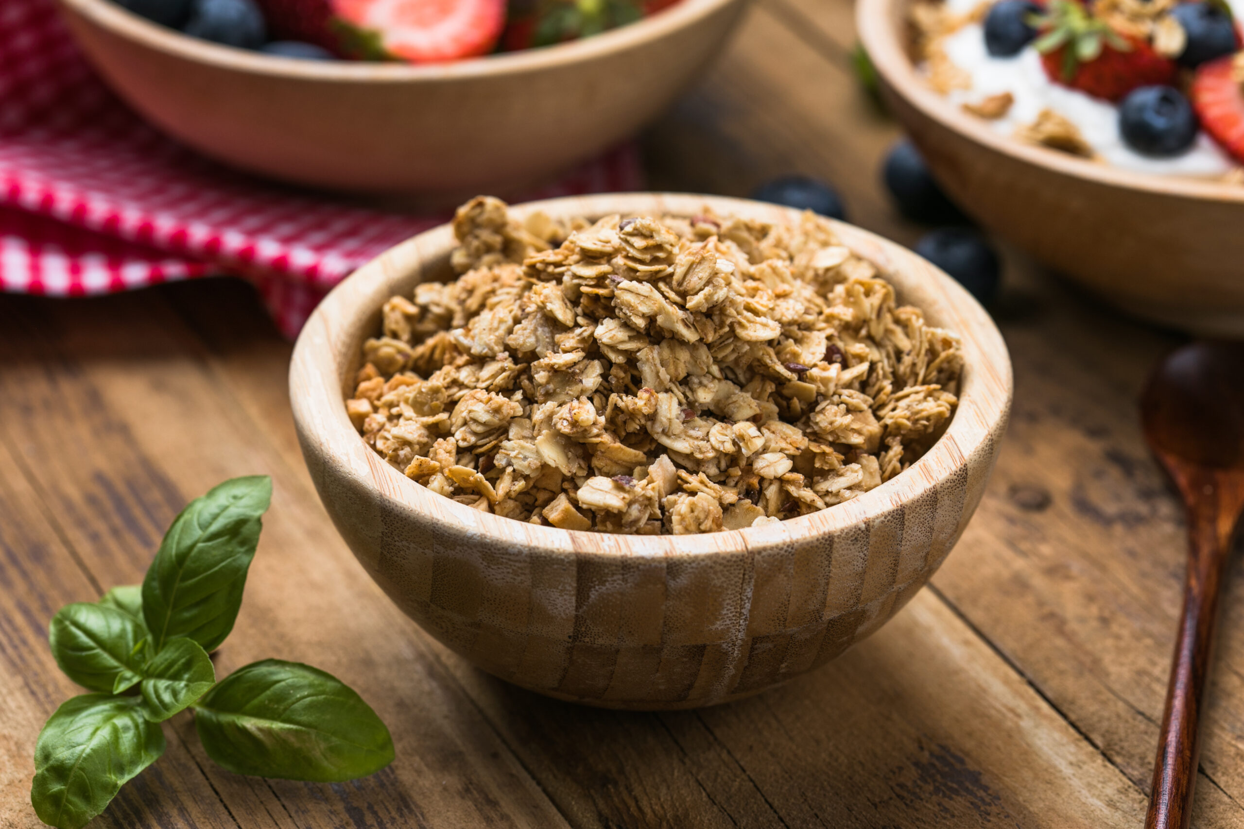 Granola για σερβίρισμα frozen yoghurt